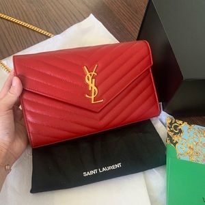 - Authentic YSL Large Monogram WOC